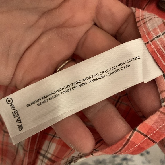 Women's Ariat Rebar LS Western Shirt - Size XXL with Camp Sleeves - Picture 7 of 9